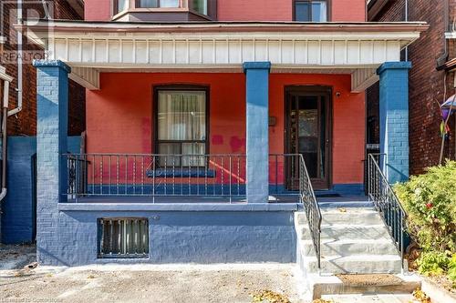 Doorway to property with a porch - 63 Clyde Street, Hamilton, ON - Outdoor