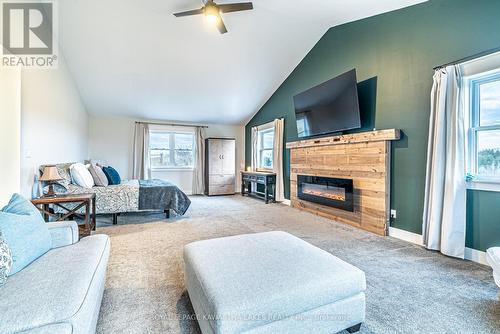 344 Douro First Line, Douro-Dummer, ON - Indoor Photo Showing Living Room With Fireplace