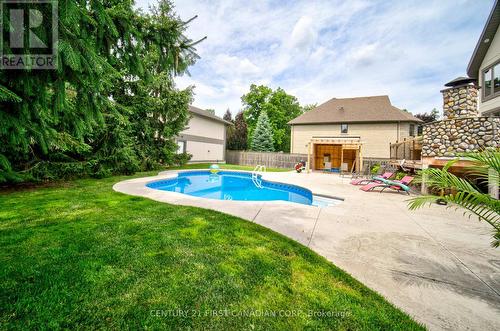 1659 Hamilton Road, London, ON - Outdoor With In Ground Pool With Backyard With Exterior