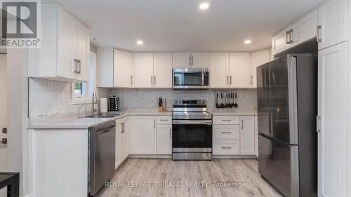 185 Queen Street, West Elgin (Rodney), ON - Indoor Photo Showing Kitchen With Double Sink