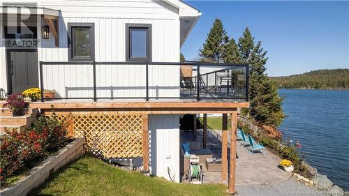 490 Glebe Road, Chamcook, NB - Outdoor With Body Of Water With Deck Patio Veranda