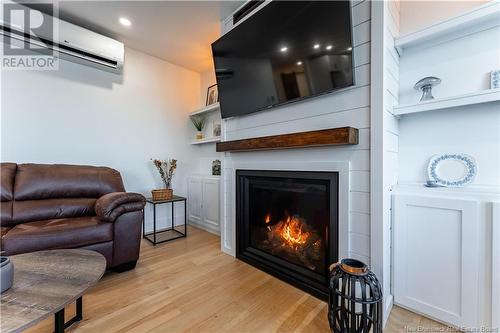 490 Glebe Road, Chamcook, NB - Indoor Photo Showing Living Room With Fireplace