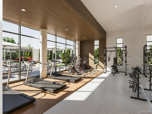 Exercise room - 1020-7001 Rue Prudent-Beaudry, Mascouche, QC - Indoor Photo Showing Gym Room