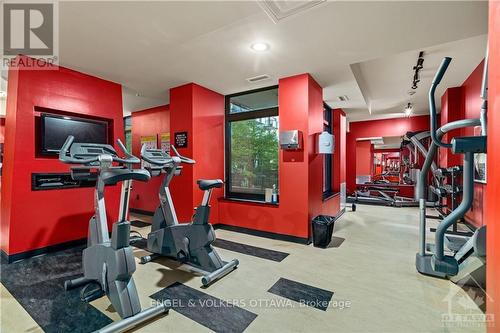 605 - 245 Kent Street, Ottawa, ON - Indoor Photo Showing Gym Room