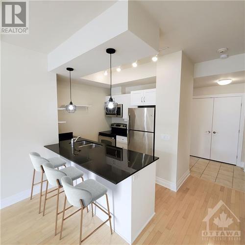 Virtually Staged - 245 Kent Street Unit#605, Ottawa, ON - Indoor Photo Showing Kitchen