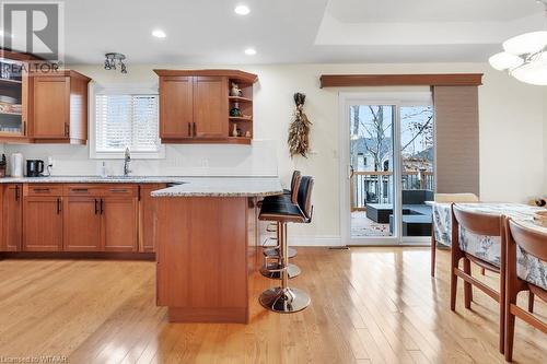 103 Forestway Trail, Woodstock, ON - Indoor Photo Showing Kitchen With Double Sink