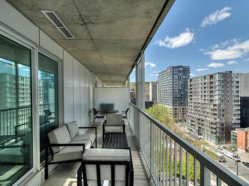 Balcony - 1004-2320 Rue Tupper, Montréal (Ville-Marie), QC - Outdoor With Exterior