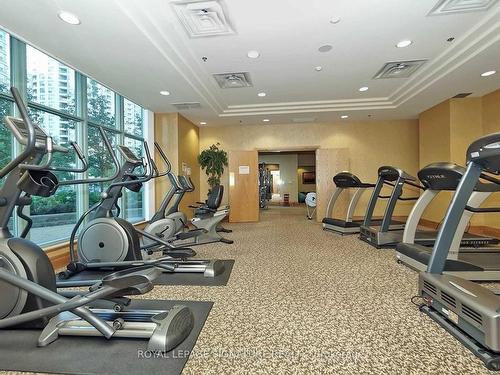 1201-5500 Yonge St, Toronto, ON - Indoor Photo Showing Gym Room