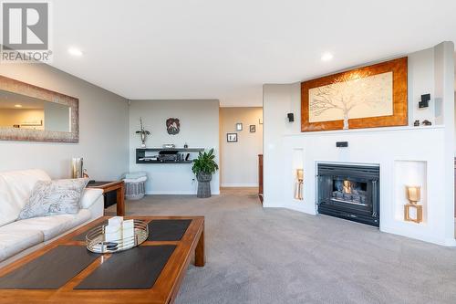 2015 High Country Boulevard, Kamloops, BC - Indoor Photo Showing Living Room With Fireplace