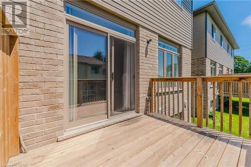 View of deck - 1023 Devonshire Avenue Unit# 3, Woodstock, ON - Outdoor With Deck Patio Veranda With Exterior