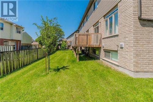 View of yard featuring a deck - 1023 Devonshire Avenue Unit# 3, Woodstock, ON - Outdoor With Exterior