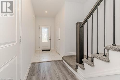 Entrance foyer featuring light hardwood / wood-style floors - 1023 Devonshire Avenue Unit# 3, Woodstock, ON - Indoor Photo Showing Other Room