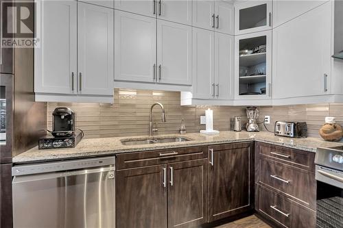 412 Fifth Street Unit#205, Cornwall, ON - Indoor Photo Showing Kitchen With Double Sink With Upgraded Kitchen