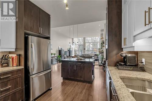 412 Fifth Street Unit#205, Cornwall, ON - Indoor Photo Showing Kitchen With Double Sink With Upgraded Kitchen