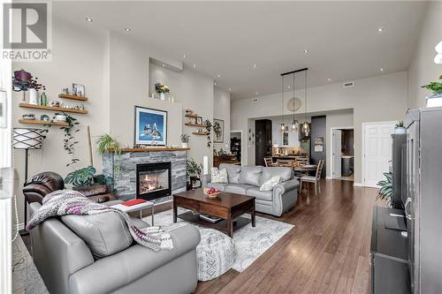 412 Fifth Street Unit#205, Cornwall, ON - Indoor Photo Showing Living Room With Fireplace