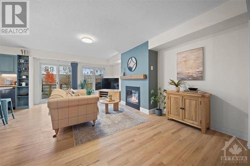 1019 Pampero Crescent, Ottawa, ON - Indoor Photo Showing Living Room With Fireplace