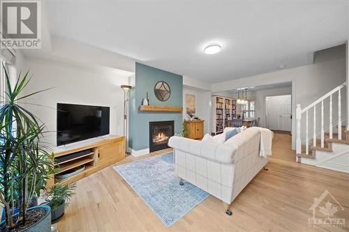 1019 Pampero Crescent, Ottawa, ON - Indoor Photo Showing Living Room With Fireplace