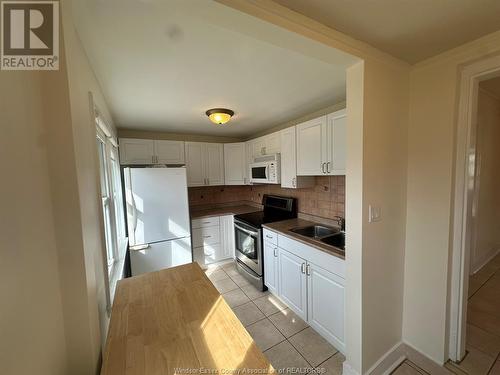 1057 Ellis Avenue, Windsor, ON - Indoor Photo Showing Kitchen With Double Sink