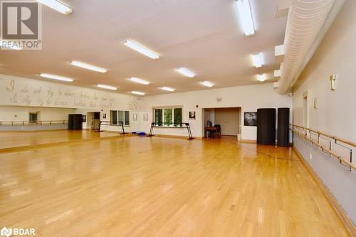 Workout room with hardwood / wood-style flooring - 264 Salem Road, Barrie, ON 