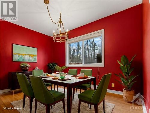 Virtually Staged - 455 Campbell Drive, Arnprior, ON - Indoor Photo Showing Dining Room