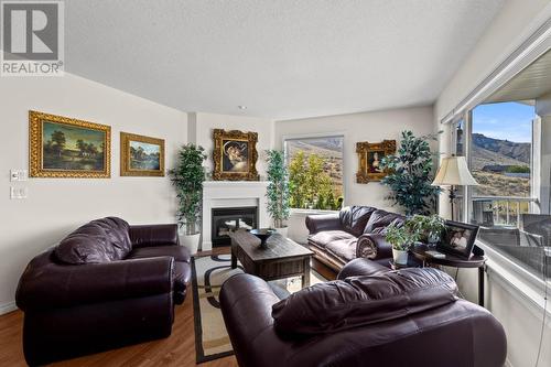 1270 Vista Heights Drive, Ashcroft, BC - Indoor Photo Showing Living Room With Fireplace