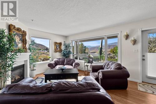 1270 Vista Heights Drive, Ashcroft, BC - Indoor Photo Showing Living Room With Fireplace