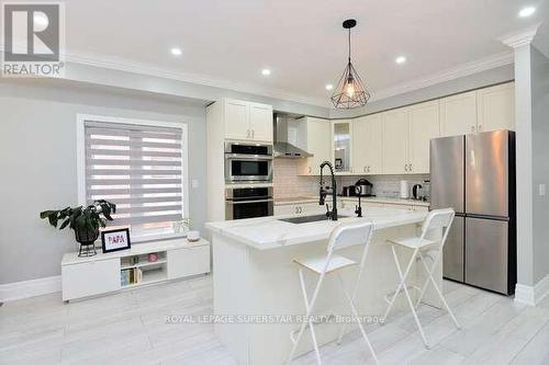 Upper - 12 El Camino Way, Brampton, ON - Indoor Photo Showing Kitchen With Upgraded Kitchen