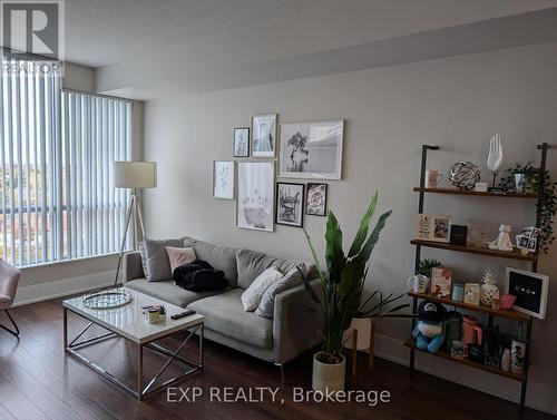 1306 - 15 Viking Lane, Toronto, ON - Indoor Photo Showing Living Room