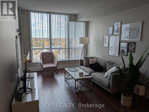 1306 - 15 Viking Lane, Toronto, ON - Indoor Photo Showing Living Room