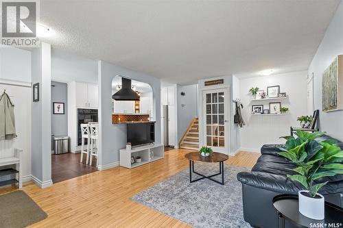 43 Galbraith Crescent, Saskatoon, SK - Indoor Photo Showing Living Room With Fireplace