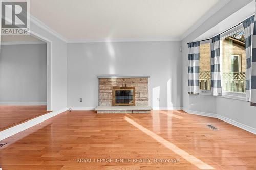 23 Shallice Court, Toronto, ON - Indoor Photo Showing Living Room With Fireplace