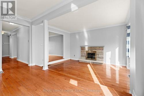 23 Shallice Court, Toronto, ON - Indoor Photo Showing Living Room With Fireplace