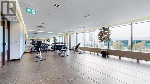 807 - 38 Honeycrisp Crescent, Vaughan, ON - Indoor Photo Showing Gym Room