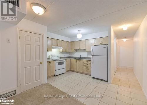 201 - 107 Bond Street, Orillia, ON - Indoor Photo Showing Kitchen With Double Sink