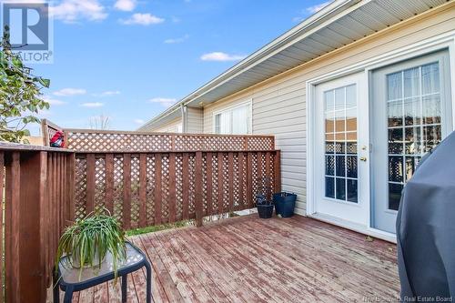 10 Cumberland Court, Fredericton, NB - Outdoor With Deck Patio Veranda With Exterior