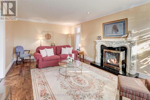 1301 Lindburgh Court E, Mississauga, ON - Indoor Photo Showing Living Room With Fireplace