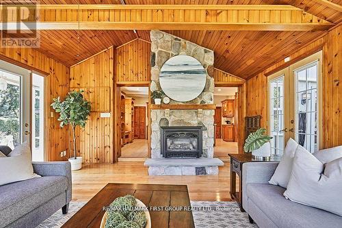 1733 Dufferin Street, Whitby, ON - Indoor Photo Showing Living Room With Fireplace