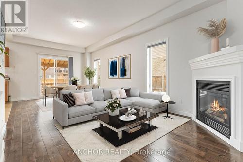 2557 Asima Drive, London, ON - Indoor Photo Showing Living Room With Fireplace