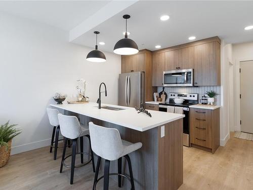 202-201 Dogwood Dr, Ladysmith, BC - Indoor Photo Showing Kitchen With Upgraded Kitchen