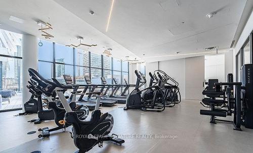 1409-3883 Quartz Rd, Mississauga, ON - Indoor Photo Showing Gym Room