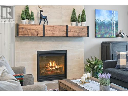 1926 Pineridge Mountain Link, Invermere, BC - Indoor Photo Showing Living Room With Fireplace