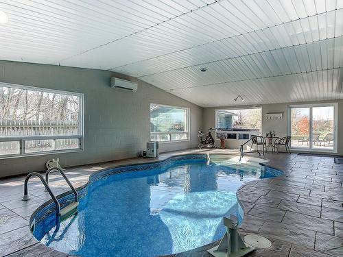 Pool - 1081 Tsse Bellevue, Saint-Valérien-De-Milton, QC - Indoor Photo Showing Other Room With In Ground Pool