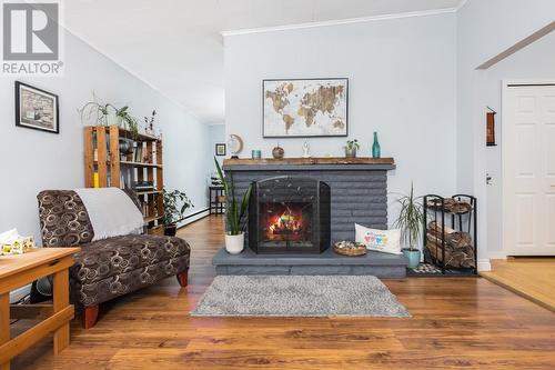 11 Pleasantville Avenue, St. John'S, NL - Indoor Photo Showing Living Room With Fireplace