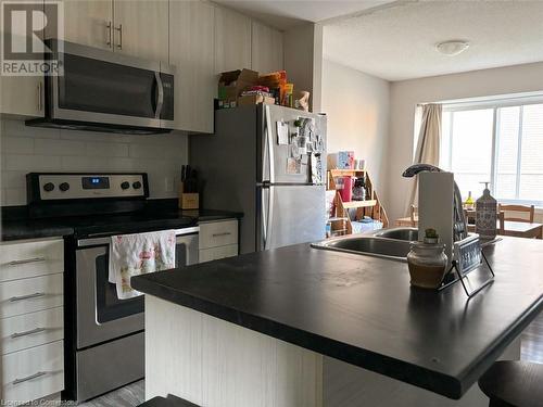 293 Fairway Road N Unit# 26, Kitchener, ON - Indoor Photo Showing Kitchen With Double Sink