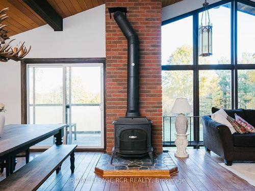 793493 Third Line, Mono, ON - Indoor With Fireplace