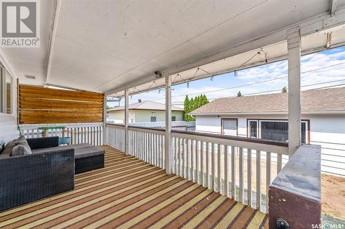 1240 Duffield Street W, Moose Jaw, SK -  With Deck Patio Veranda With Exterior