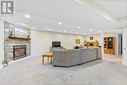 355 Jolly Avenue, Lasalle, ON - Indoor With Fireplace