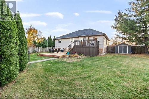 355 Jolly Avenue, Lasalle, ON - Outdoor With Deck Patio Veranda With Backyard