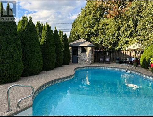 355 Jolly Avenue, Lasalle, ON - Outdoor With In Ground Pool With Backyard