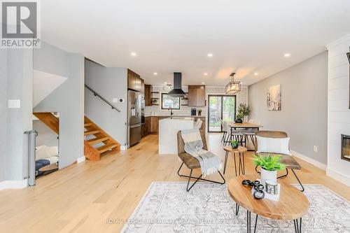 1735 Queenston Road, Cambridge, ON - Indoor Photo Showing Living Room With Fireplace